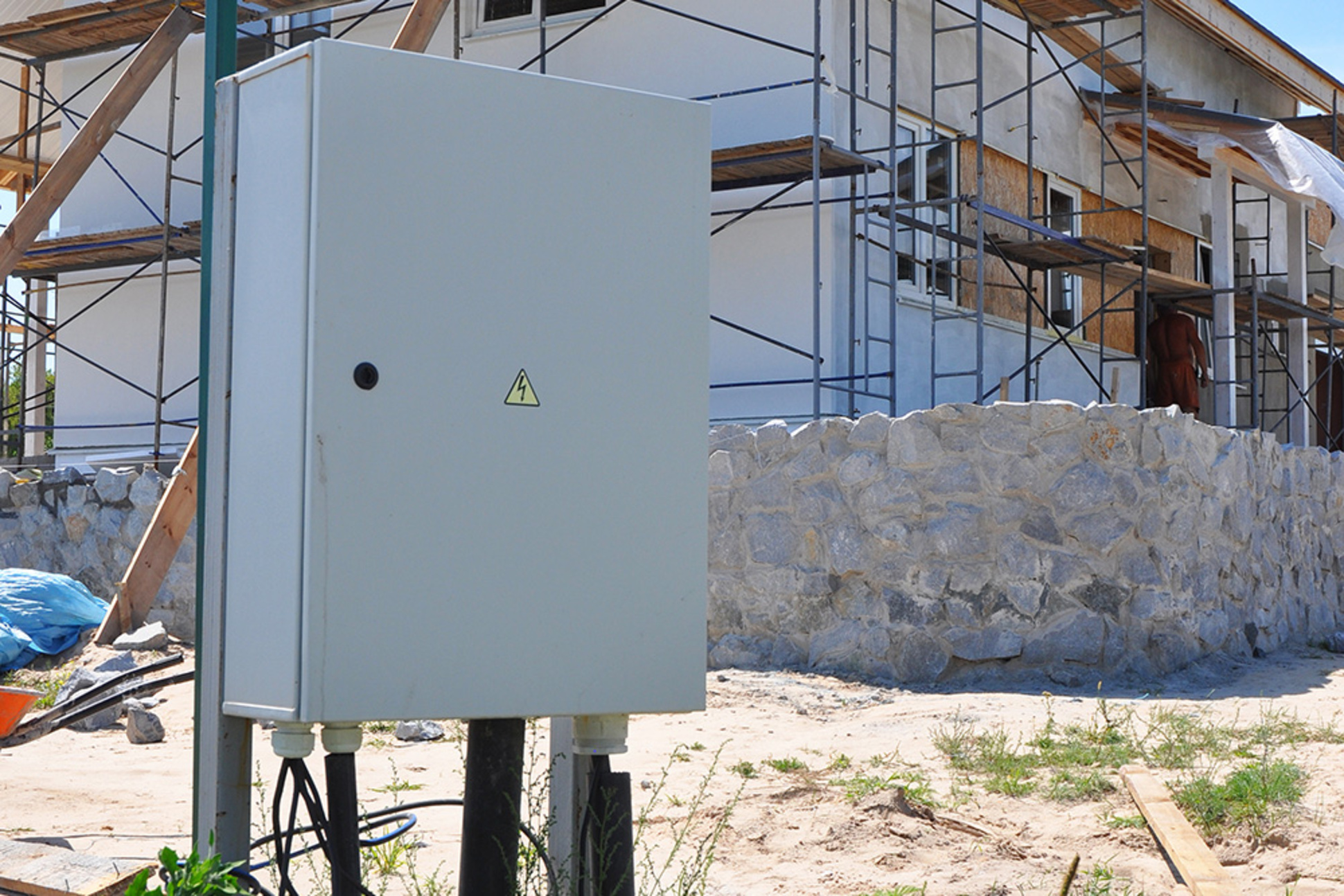 Baustrom bei Elektrotechnik Wohlrab in Eschenbach
