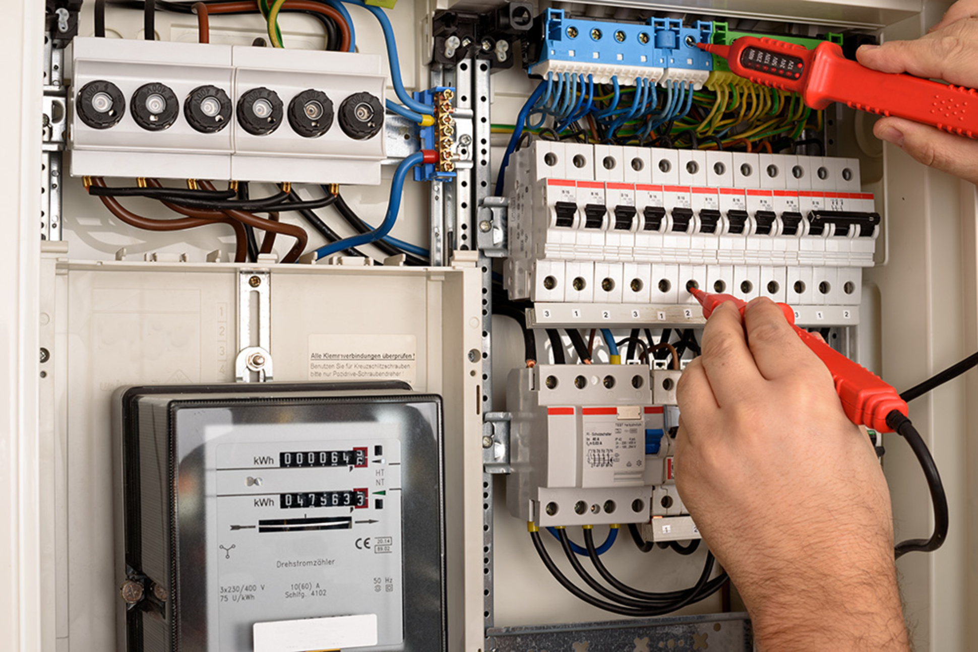 E-Check bei Elektrotechnik Wohlrab in Eschenbach