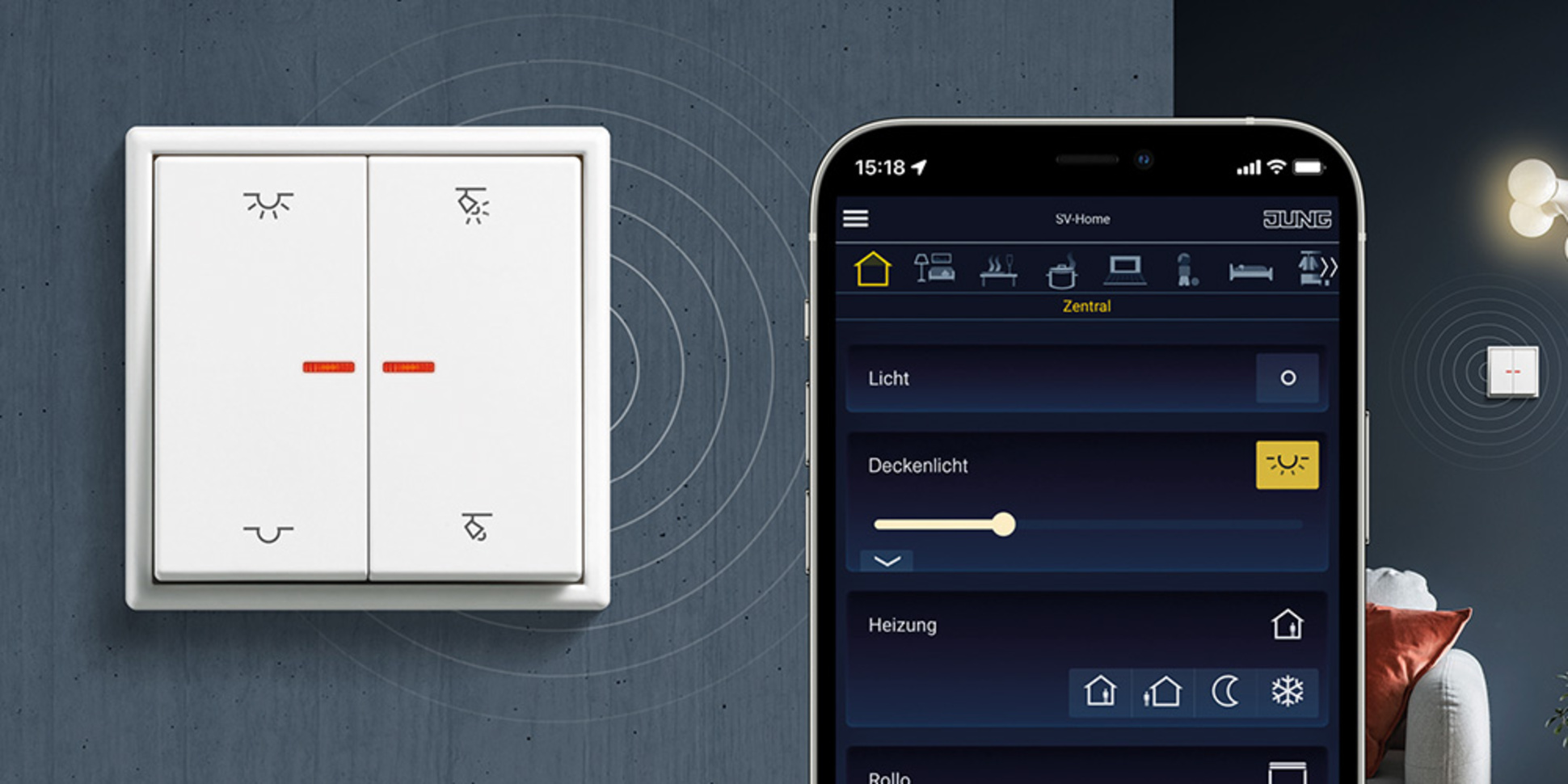 KNX RF Taster bei Elektrotechnik Wohlrab in Eschenbach